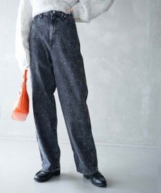 WEGO ルーズストレートデニムパンツ