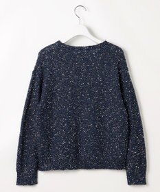 自由区 L 【1枚で華やぐ】ラメノットスパングル ニット