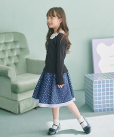 組曲 KIDS 【150-160㎝】フリルリブ2WAY トップス