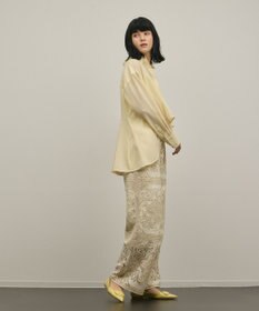 GRACE CONTINENTAL バックフレアシャツ