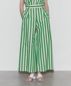 NAVE 【Nave 　洗える】ワイドストライプ　パンツ