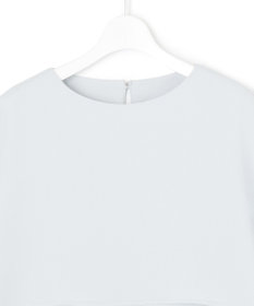 23区 L 【吸水速乾/UVカット/接触冷感】ストレッチジョーゼット  ケープデザイン カットソー