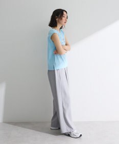 Green Parks ノースリーブフェミニンロゴプルオーバー