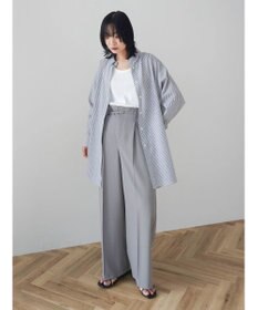 Green Parks きれいシルエットパンツ（ベルト付きとろみワイド）