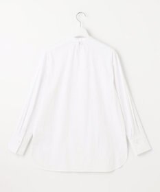 J.PRESS LADIES S 【洗える】ドビーストレッチ バンドカラー ブラウス