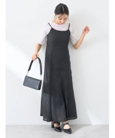 earth music&ecology バックレースアップワンピース