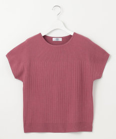 J.PRESS LADIES L 【洗える】レーヨンエリートストレッチ フレンチスリーブ ニット