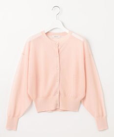 Feroux 【洗える】シアーカラー カーディガン