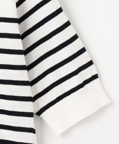 J.PRESS LADIES 【洗える】BASIC HT-COTTON クルーネック ボーダー ニット