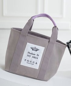 TOCCA 【WEB＆一部店舗限定】TOCCA AVENUE CANVAS TOTE キャンバス トートバッグ ライトグレー系