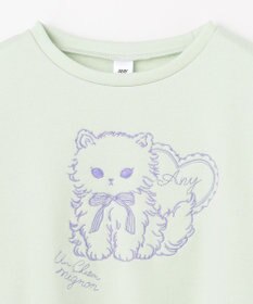 ANY KIDS アニマル刺繍 裏シャギー トレーナー