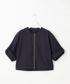 自由区 ファンクショナルブロード ノーカラーブルゾン