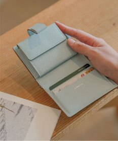 Atelier nuu 日本製 本革 バイカラーnoble 二つ折れウォレット