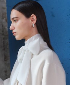 BEIGE， 【andGIRL 秋号掲載】LEMOORE / ウールリバースタンドカラーショートコート