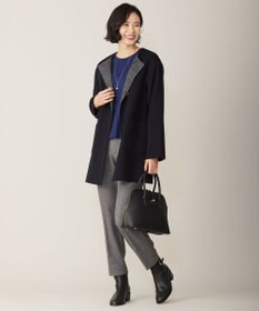 J.PRESS LADIES S ウールスムース ペプラム カットソー