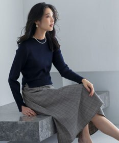 ANY SIS S ドッキングニット ワンピース