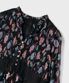 GRACE CONTINENTAL サラサプリントティアードワンピース