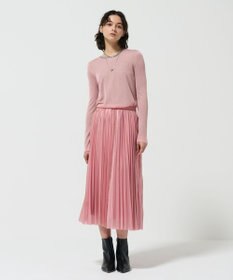 GRACE CONTINENTAL フォイルラインプリーツスカート