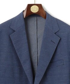 J.PRESS MEN 【KING SIZE】【MECHANICAL】【セットアップ対応 / 超軽量 / 清涼感 / 洗える】 ナイロンハイパワーストレッチ リネンルックジャケット