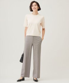 自由区 L 【アンサンブル対応・洗える】アセテートコットンプルオーバー ニット