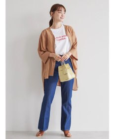 AMERICAN HOLIC バックギャザーＶネックシアーシャツ