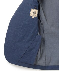 J.PRESS MEN 感動！？上品な見た目に着心地抜群なセットアップ【MECHANICAL】【超軽量 / 清涼感 / 洗える】 ハイパワーストレッチ リネンルックジャケット