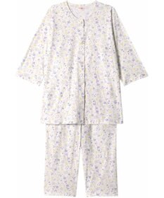 Wing 【数量限定　特別価格】 パジャマ 7分袖 8分丈 綿100％ 天竺素材 レディース EP8990 ウイング／ワコール