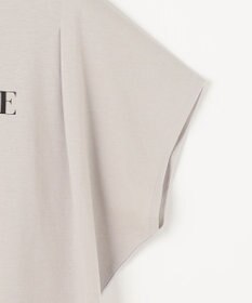 ANY 【洗濯機可/UVケア/接触冷感】フレンチスリーブロゴ・カラーTシャツ