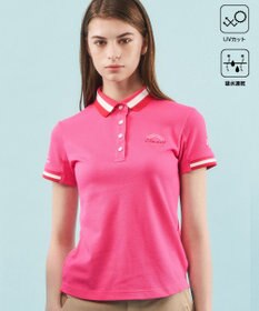 23区GOLF 【WOMEN】【UVケア・吸水速乾】ハニカムカノコ 半袖ポロシャツ