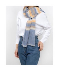 UNBILLION カシュネ cache nez / 綿混ボーダーストール