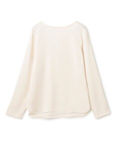 UNFILO サテン レイヤードブラウス