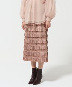 GRACE CONTINENTAL フリルタイトスカート