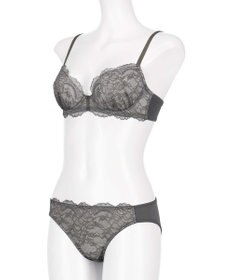 AMPHI ブラジャー ショーツセット まる胸メイク 推し活・推し事応援 Aカップあり 【ブラショーツセット】 上下セット ブラ BBJ201 アンフィ／ワコール