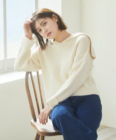洗える】セーラーカラー ニット / Feroux | ファッション通販 【公式  