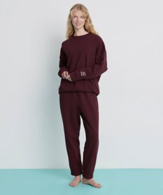 une nana cool 【綿100%】あくびのお嬢さんの裏毛プルオーバー