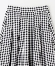 ANY 【ウエストゴム】ギンガムフレアスカート