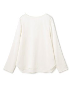 UNFILO サテン レイヤードブラウス