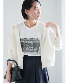 Te chichi フォトプリントロングスリーブTシャツ