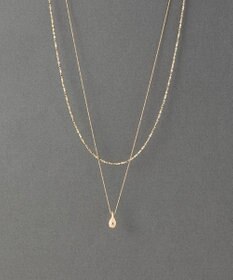 Phoebe 【金属アレルギー対応】レイヤードドロップロングネックレス