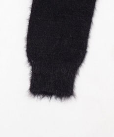 WEGO 【25秋冬新作】シャギーニットジップパーカー