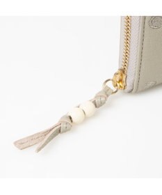 UNBILLION ペルケ perche / ドット刺繍ラウンドパームフィットウォレット