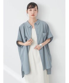 earth music&ecology 配色ステッチＢＩＧシャツ