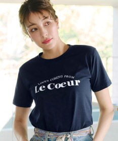 Tiaclasse 【洗える】シンプルロゴプリントTシャツ