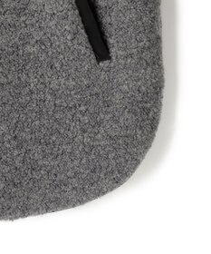 ICB L 【リバーシブル着用可能】 ラミネートパイルキルト ミドル丈コート