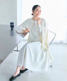 #Newans 【洗える】ケープカラープルオーバー