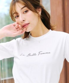 Tiaclasse 【洗える】シンプルロゴプリントTシャツ