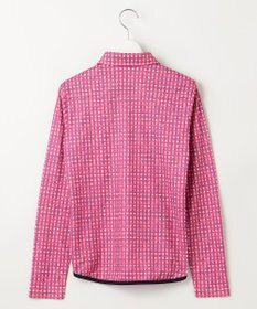 23区GOLF 【WOMEN】【UVケア/吸水速乾】ギンガムチェックロゴ 長袖シャツ