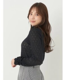 earth music&ecology 起毛レースハイネックインナー