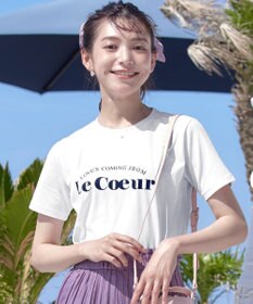 Tiaclasse 【洗える】シンプルロゴプリントTシャツ