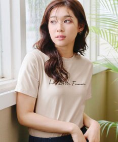 Tiaclasse 【洗える】シンプルロゴプリントTシャツ